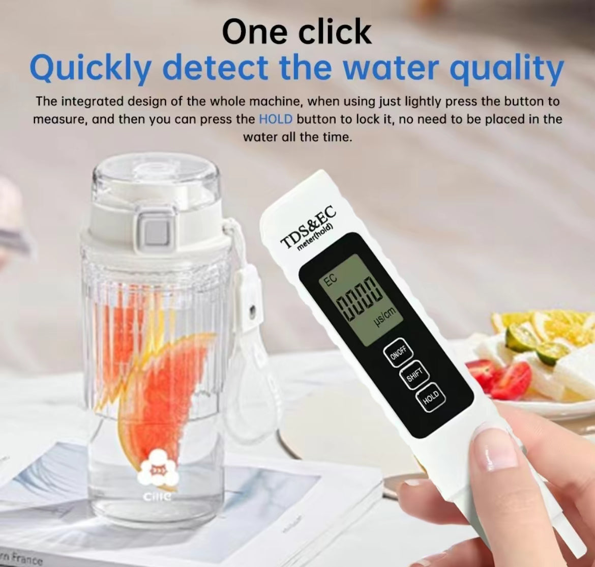 TDS & EC water testing meter